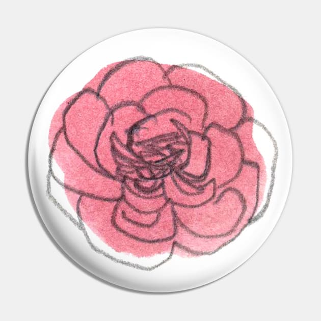 Pink Carnation Solo 3 Pin by crumpetsandcrabsticks