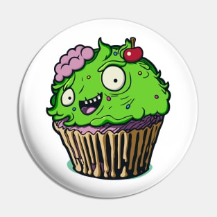 Zombie Cupcake Pin