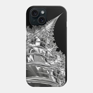 Silver Fractal Spear Phone Case