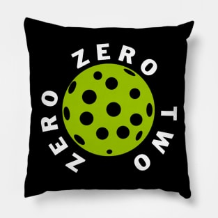 Zero zero two pickleball score Pillow