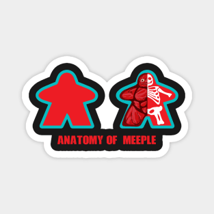 Anatomy of Meeple - Board Game Inspired Graphic - Tabletop Gaming  - BGG Magnet