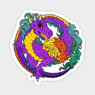 Ouroboros Dragon Magnet