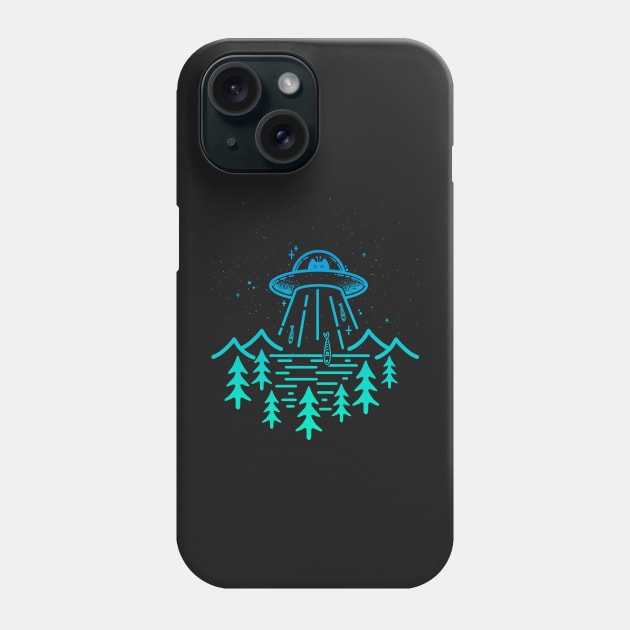 abduction Phone Case by PAINTMONKEYS