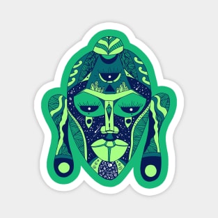 Ngreen African Mask 7 Magnet