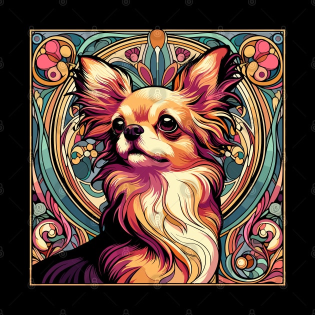 Chihuahua Dog Lovers Design - Art Deco Style by RCDBerlin