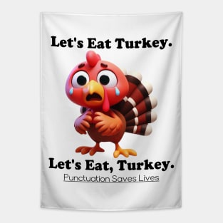 Let's Eat Turkey Tapestry