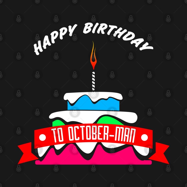 HBD OCTOBER-MAN by SanTees