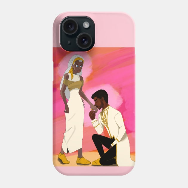 King and Queen of Wakanda Phone Case by Visions_live