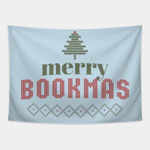 Bookish book Christmas holiday gifts & librarian gift for book nerds, bookworms Tapestry by OutfittersAve