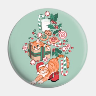 Meow-y Christmas Pin