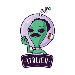 Italien - Funny Italian Alien T-Shirt