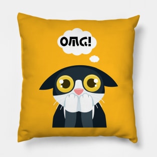 Cat OMG Pillow