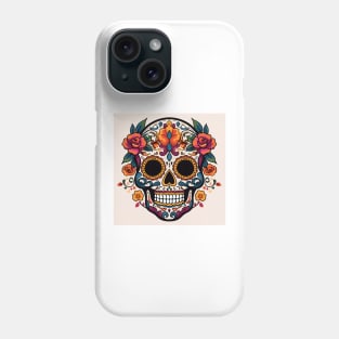 Day of the Dead Sugar Skull 12 Phone Case