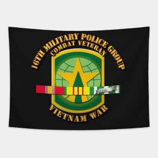 16th MP Group - SSI - VN War  w SVC Ribbons Tapestry