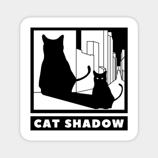 Cat shadow Magnet