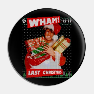 Wham! Last Christmas Ugly Sweater Pin