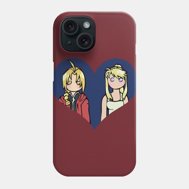 Ed and Winry - shipping dolls Phone Case by RainytaleStudio