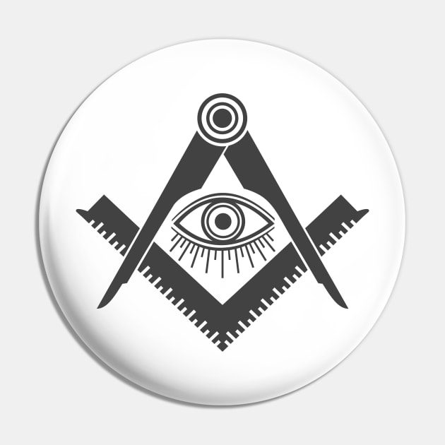 Masonic symbol Pin by Razym