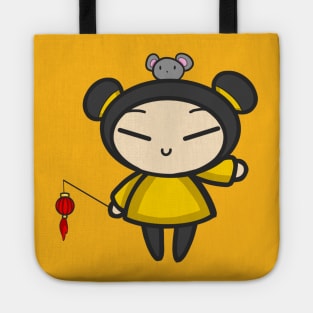 Yellow Year of the Rat Pucca Tote