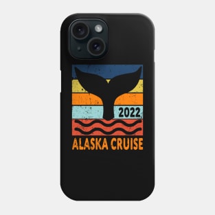 Alaska Cruise 2022 Whale Tail Family Reunion Group Matching Design Phone Case