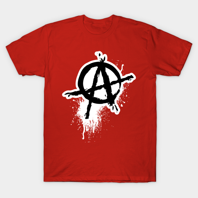 Discover Anarchy -disressed - Anarchy - T-Shirt