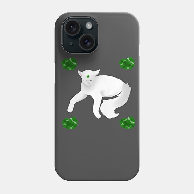 clover cat Phone Case by rnorningstar