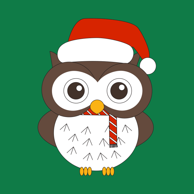 Christmas Mr. Owl Digital Art | Christmas Special | illusima by illusima