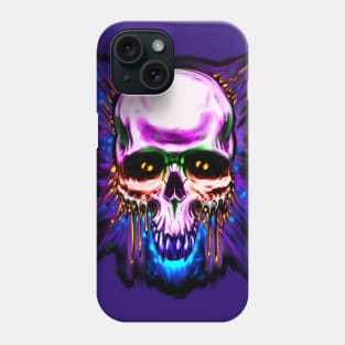 Skull Splatter Phone Case