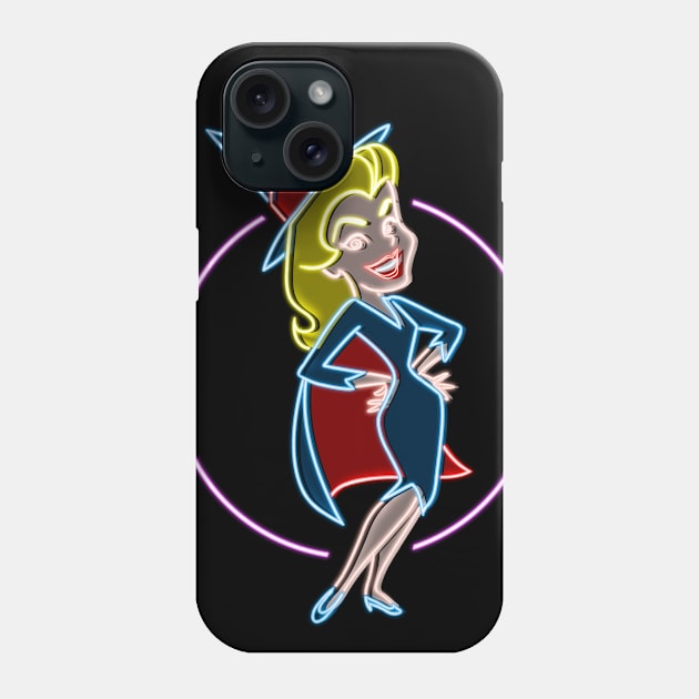 Bewitched neon Phone Case by AlanSchell76