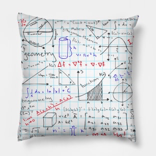 Math Homework Pillow