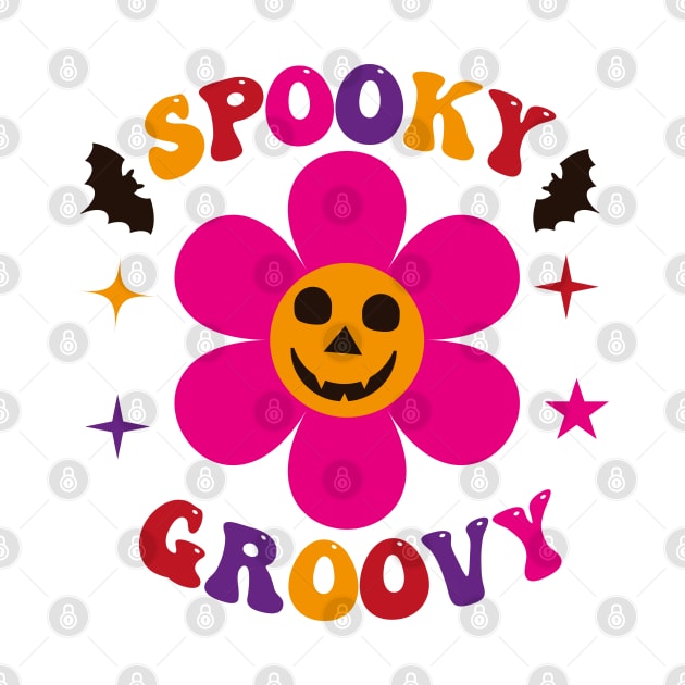 Spooky Groovy Halloween Flower by yasminepatterns