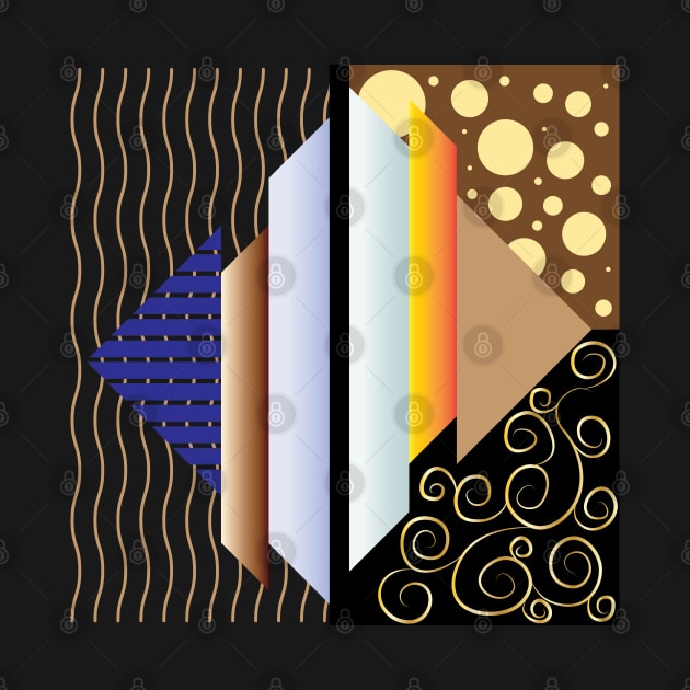Beautiful Geometric Minimalist Abstract by ArticArtac