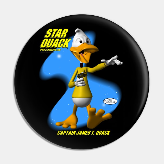 Captain Quack Pin by Big Hit Comics