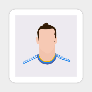 Gareth Bale Minimalistic Face Art Magnet