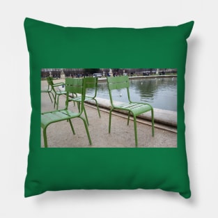 Paris Tuileries Garden Chairs Pillow