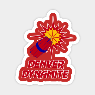 Retro Denver Dynamite Arena Football 1987 Magnet