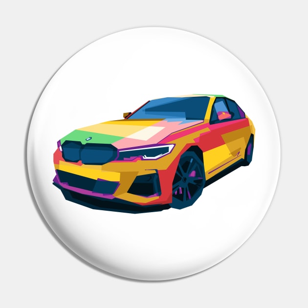 BMW Colorful Pin by Shuriken