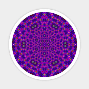 Purple Blue Mandala Magnet