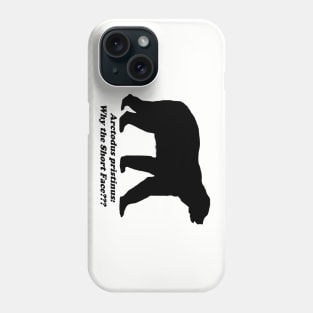 Arctodus pristinus:  Why the Short Face??? Phone Case