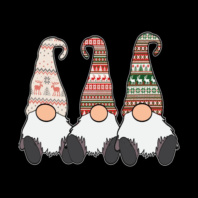 3 Nordic Gnomes Winter Christmas Swedish Tomte Cute Elves by Kdeal12