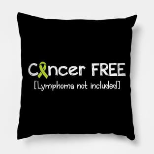 Cancer FREE- Lymphoma Cancer Gifts Lymphoma Cancer Awareness Pillow