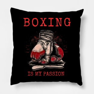 Boxing is my vibe Pillow