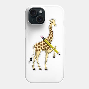 Giraffe Pupil Pencil Phone Case