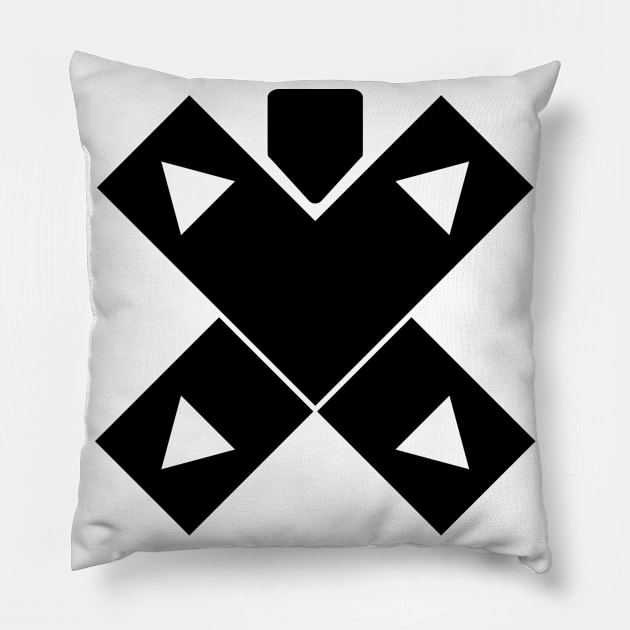 Wrestlethon 'Kid' Logo - Black Pillow by Wrestlethon