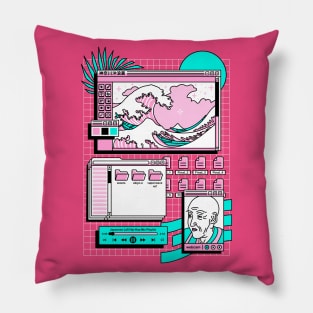 The Great Vaporwave II Pillow