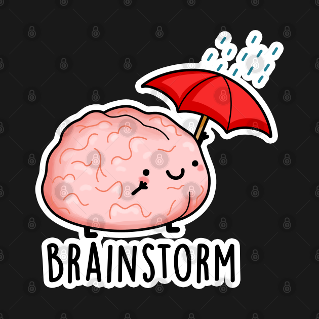 Disover Brain Storm Cute Anatomy Pun - Brain Pun - T-Shirt