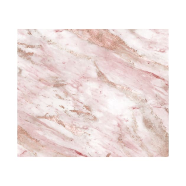 Pink marble - rose gold accents by marbleco