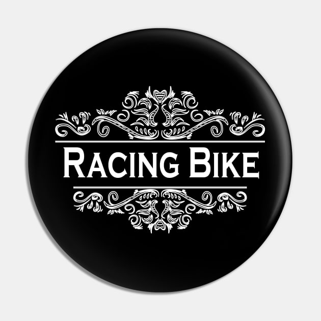 Racing Bike Pin by Shop Ovov