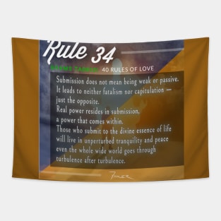 40 RULES OF LOVE - 34 Tapestry