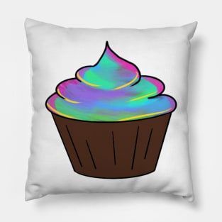 Chocolate  fluorescent cupcake Pillow